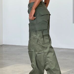 Local European Olive Cargo Pants